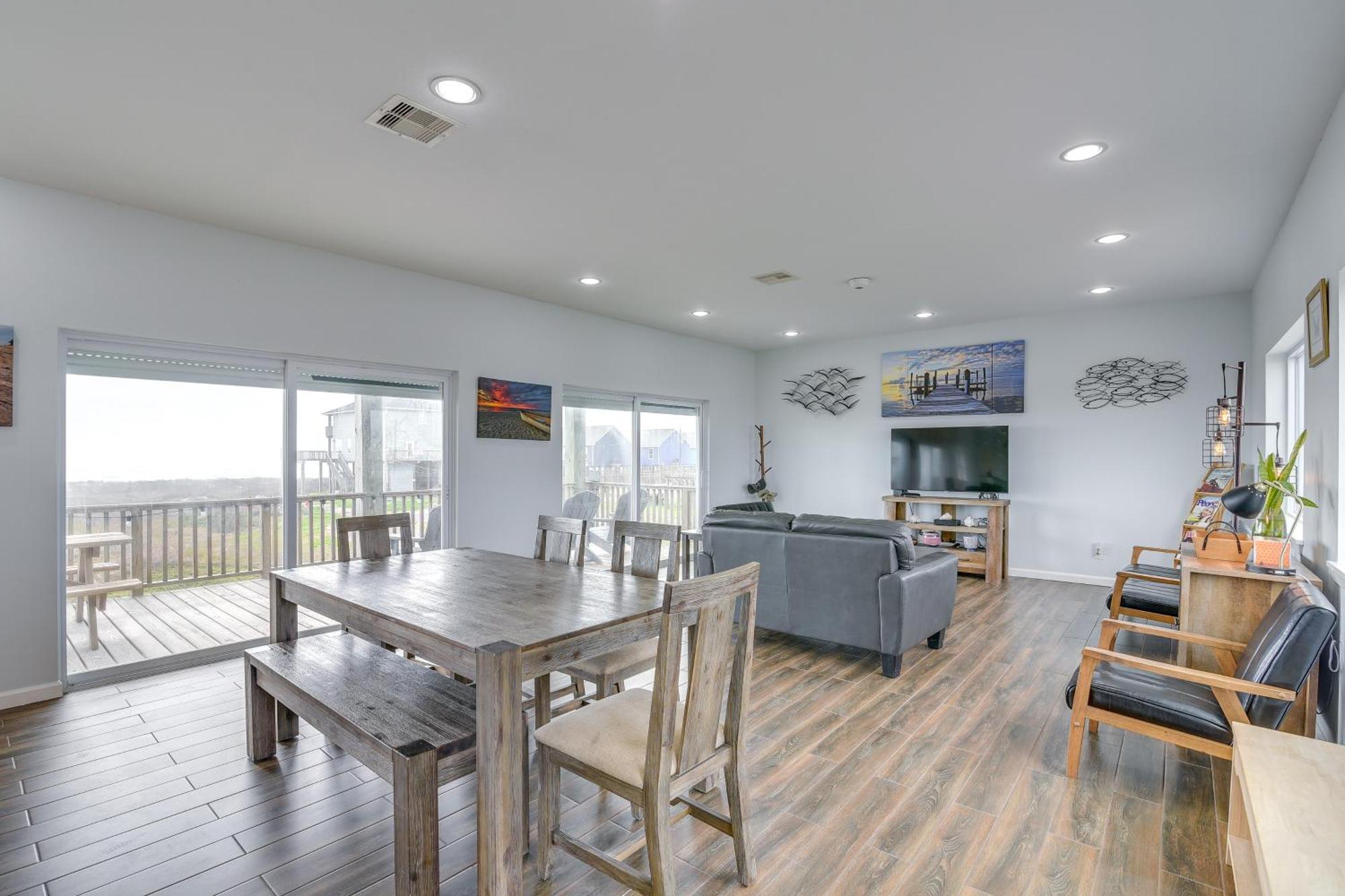 Ocean-View Surfside Home With Boardwalk To Beach! Surfside Beach Eksteriør bilde