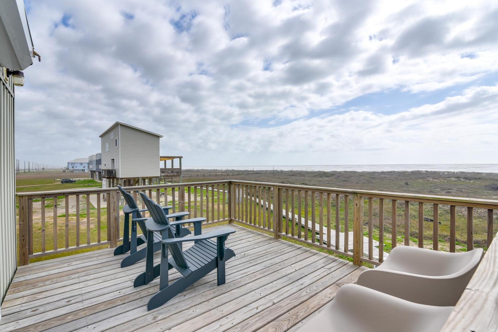 Ocean-View Surfside Home With Boardwalk To Beach! Surfside Beach Eksteriør bilde